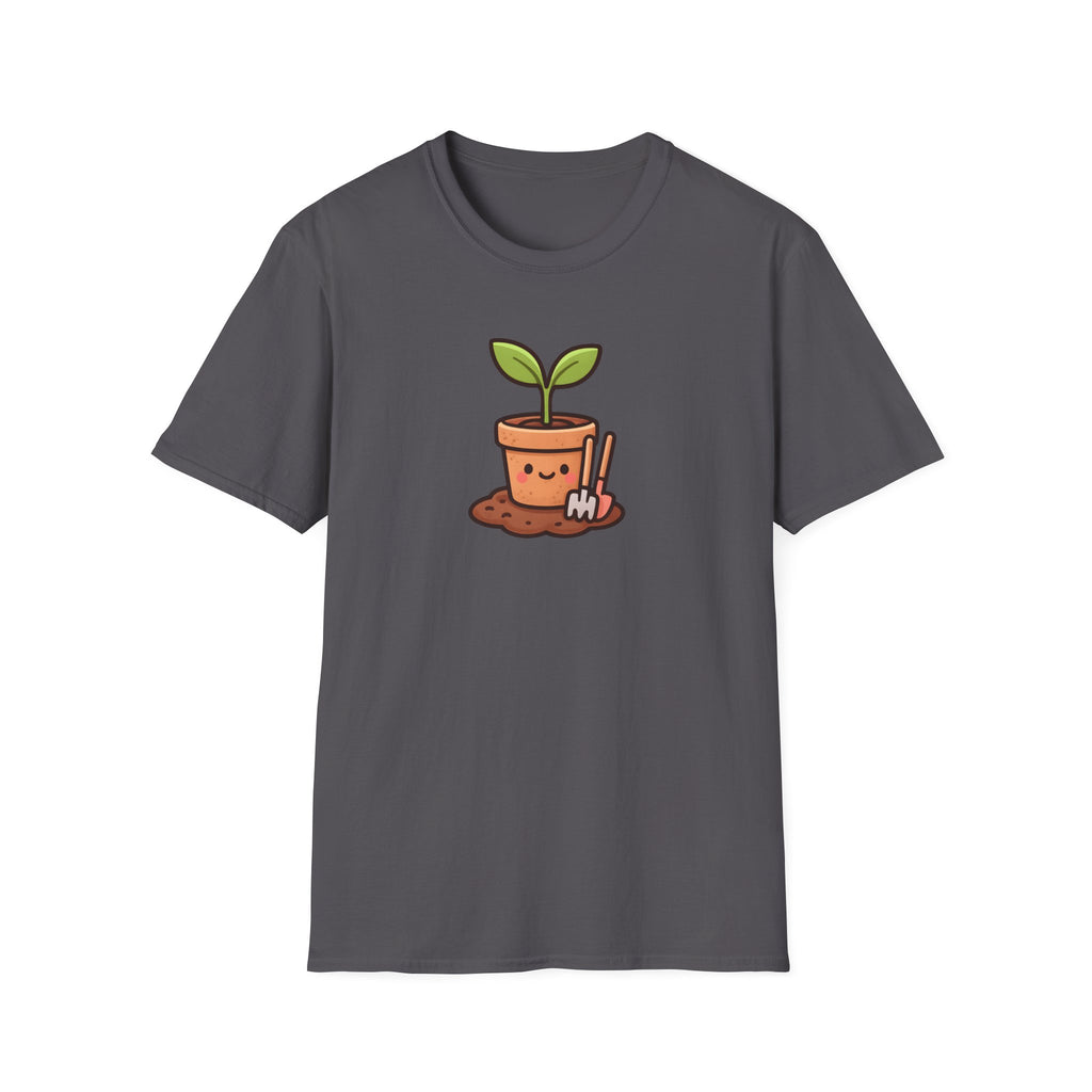 Smiling Plant in Pot T-Shirt