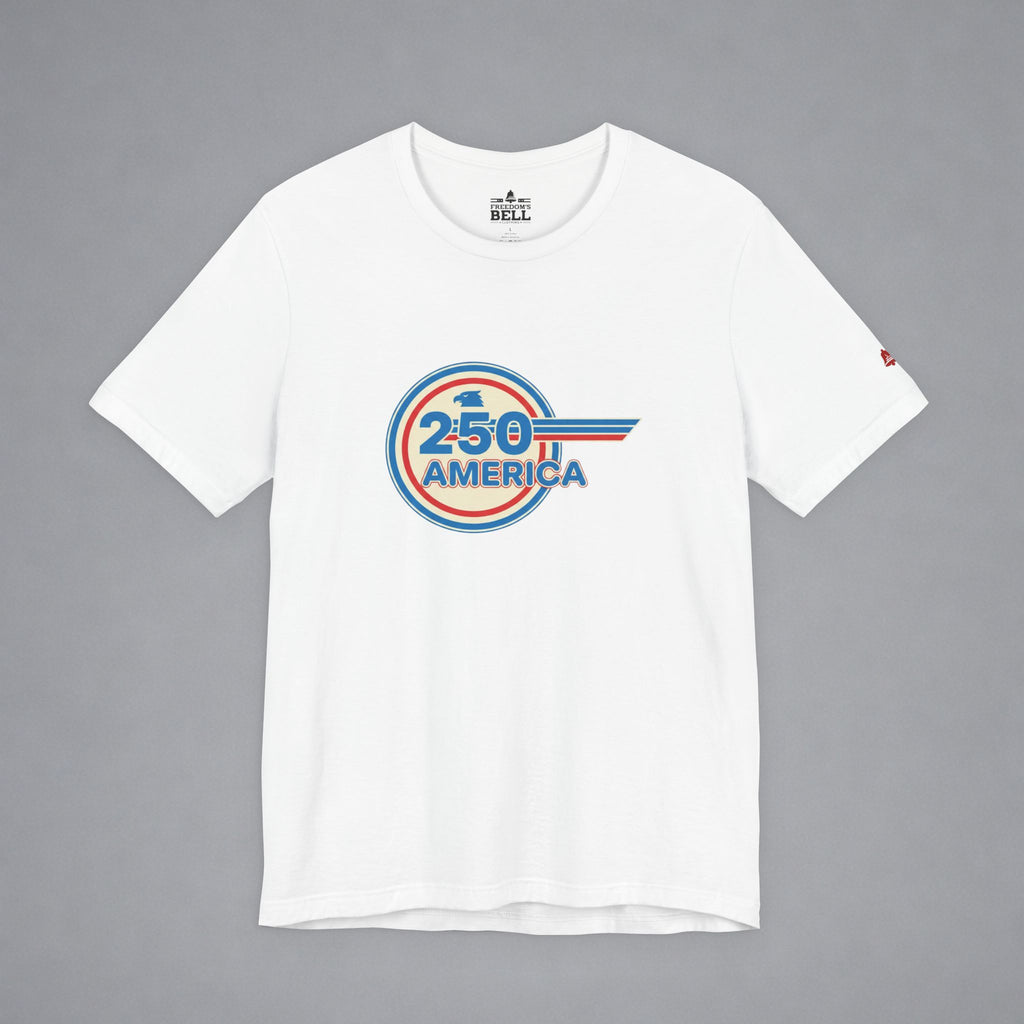 250 America Retro Lines Badge