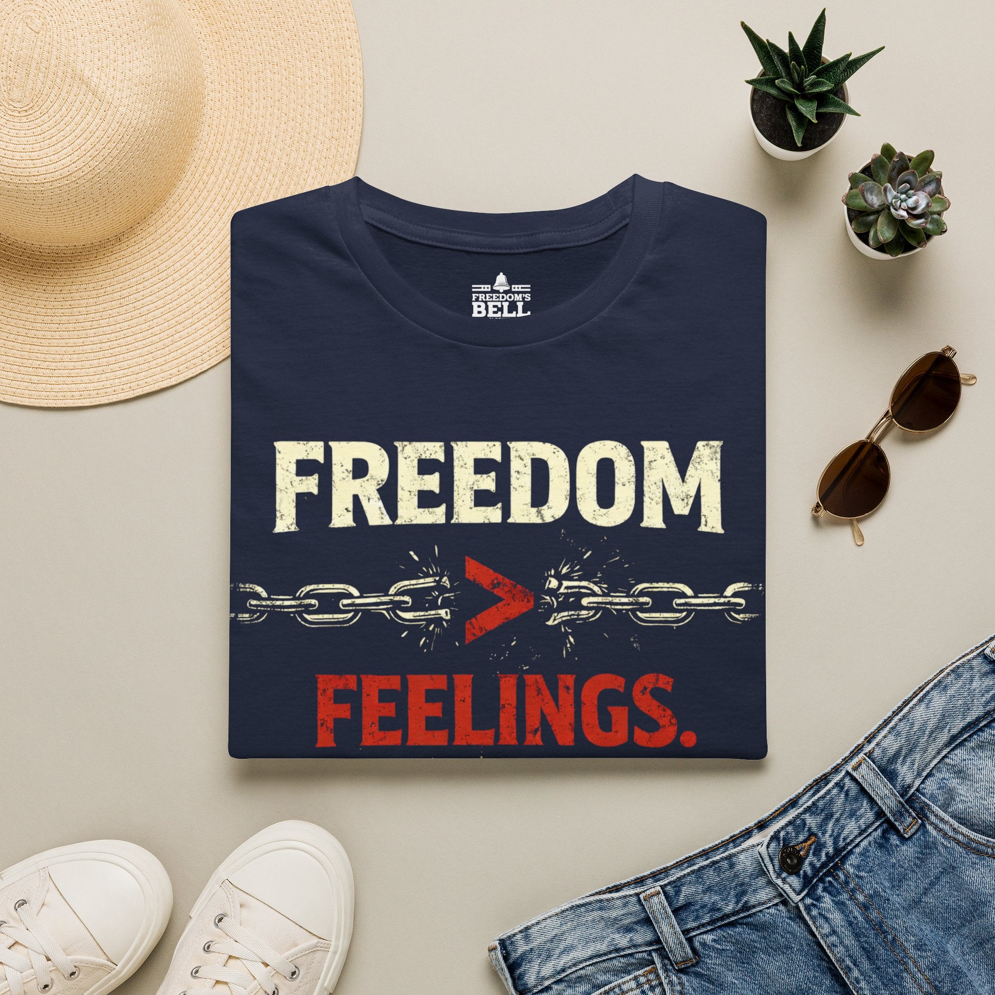 Freedom Over Feelings T-Shirt - Truth Over Emotion
