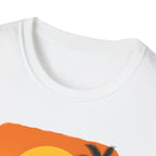 Sunset Surfer on Beach T-Shirt