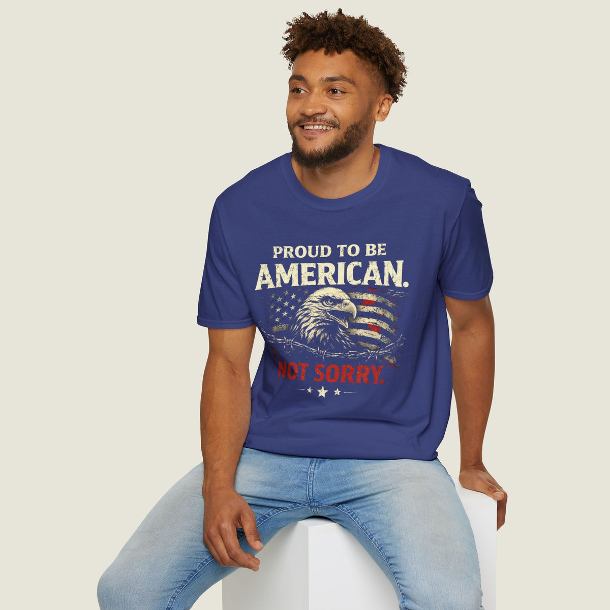 Proud American Not Sorry T-Shirt - Unapologetic Patriot