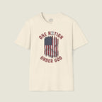 One Nation Under God - Distressed Flag Christian