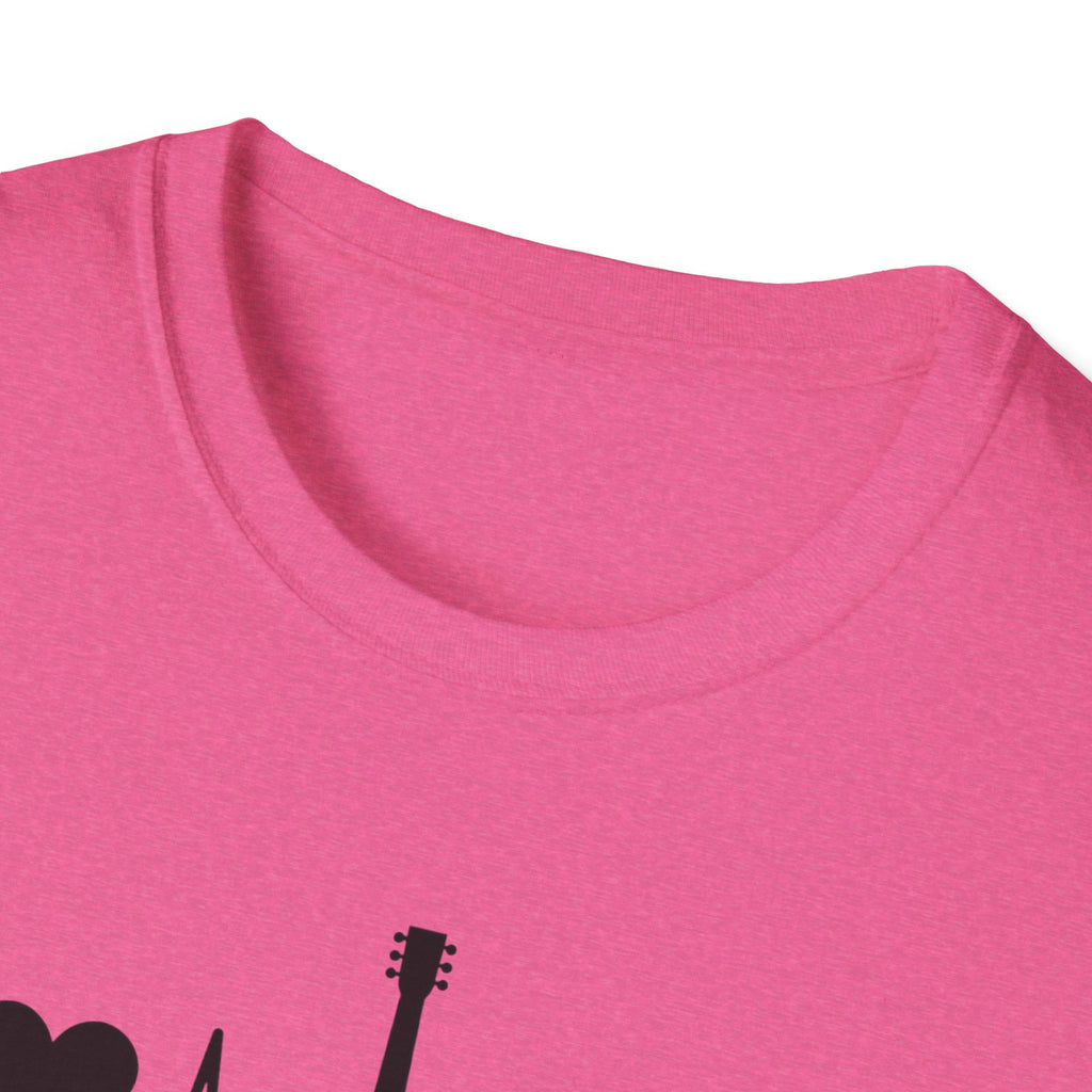 Heartbeat Guitar Music T-Shirt