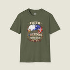 Faith Freedom Forever Eagle - Patriotic Heritage