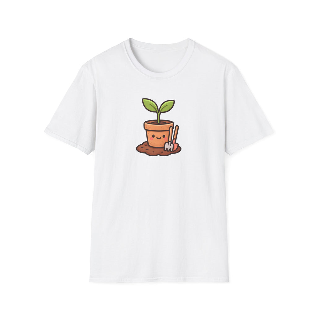 Smiling Plant in Pot T-Shirt