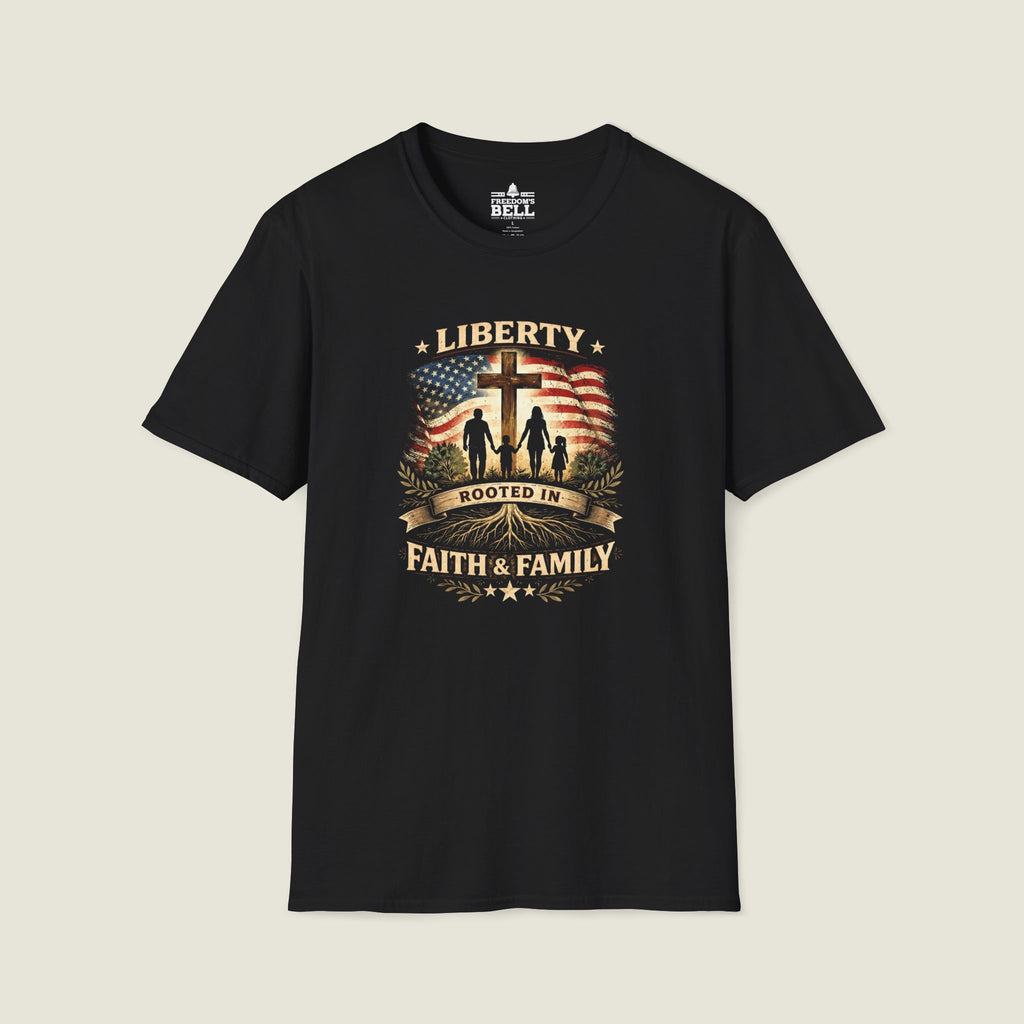 Liberty Rooted in Faith & Family T-Shirt