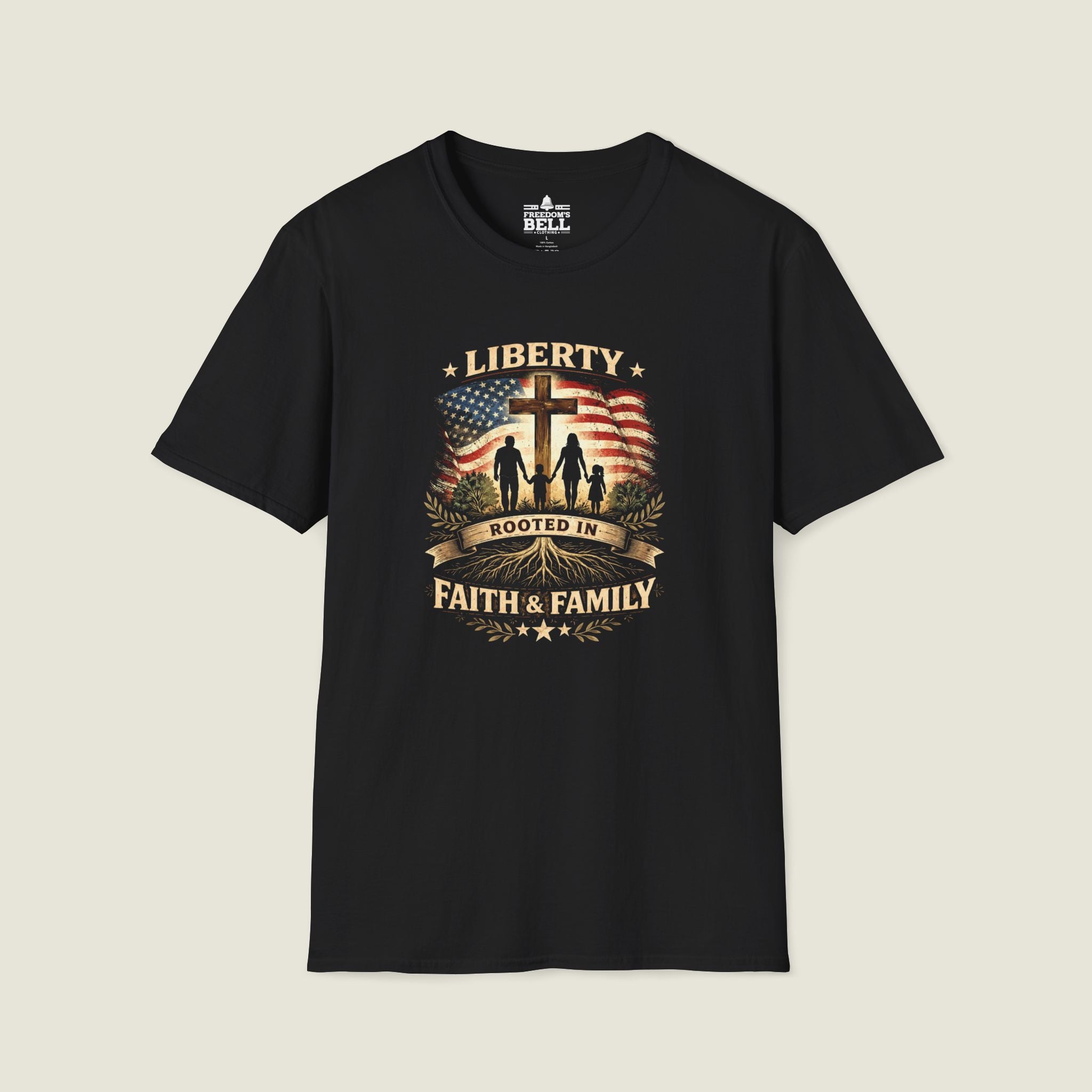 Liberty Rooted in Faith & Family T-Shirt