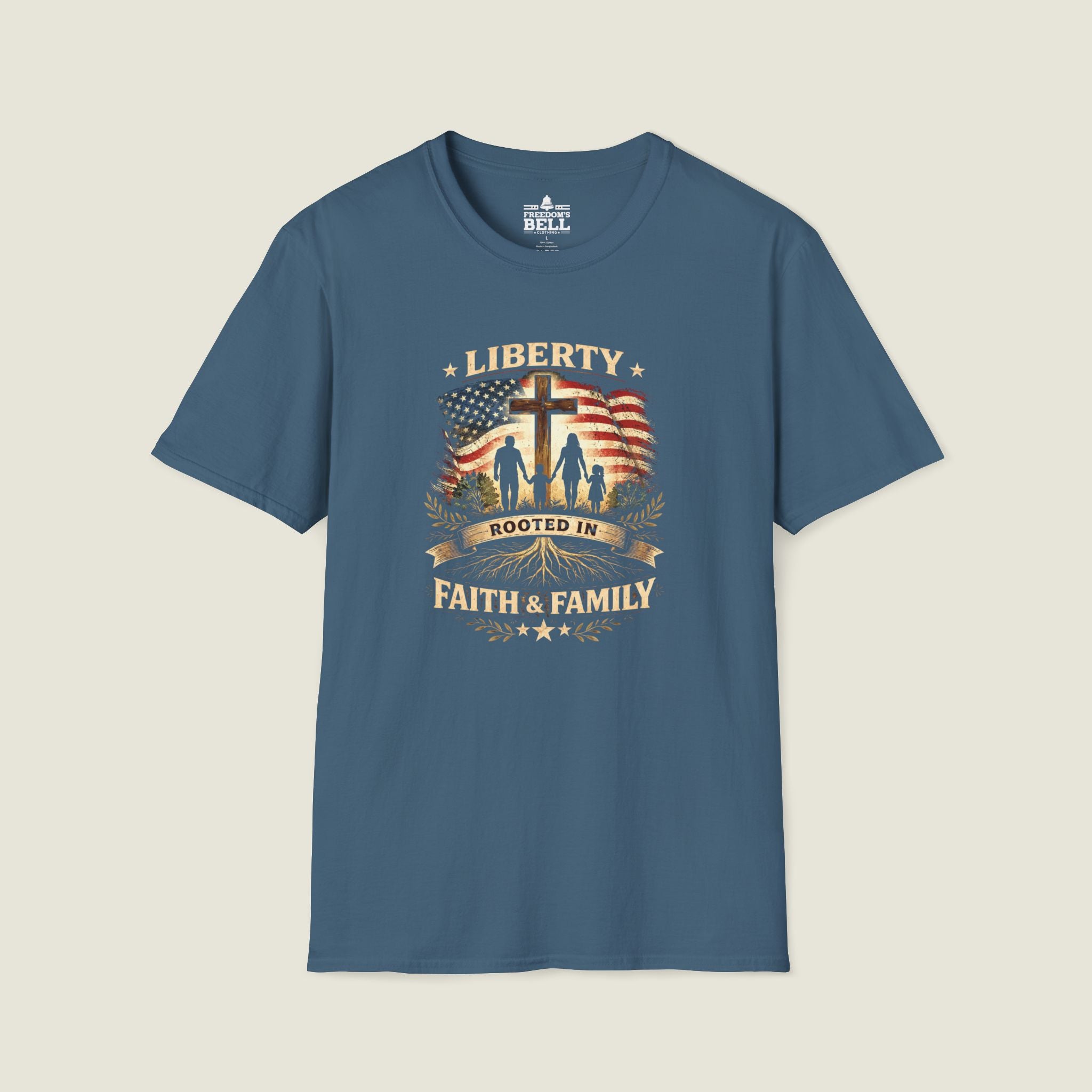 Liberty Rooted in Faith & Family T-Shirt