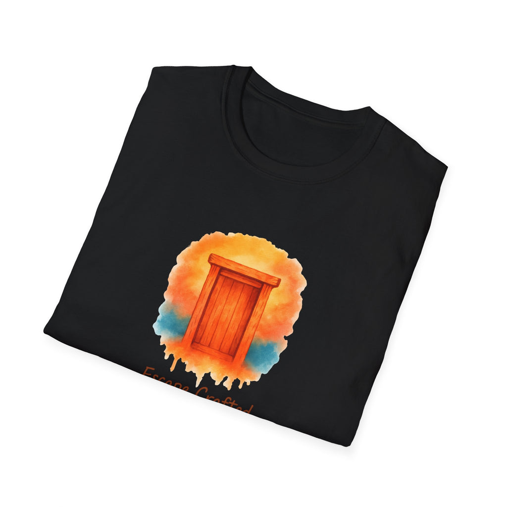 Wooden Door Illustration T-Shirt
