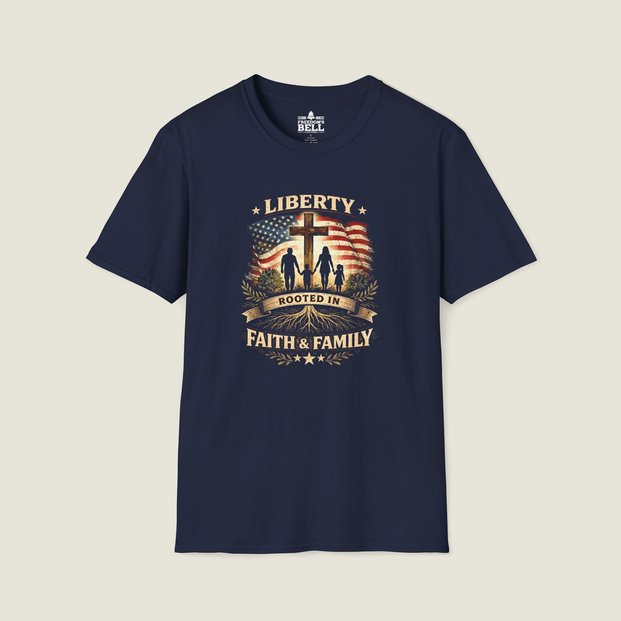 Liberty Rooted in Faith & Family T-Shirt