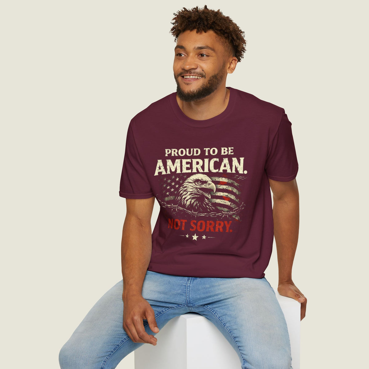 Proud American Not Sorry T-Shirt - Unapologetic Patriot