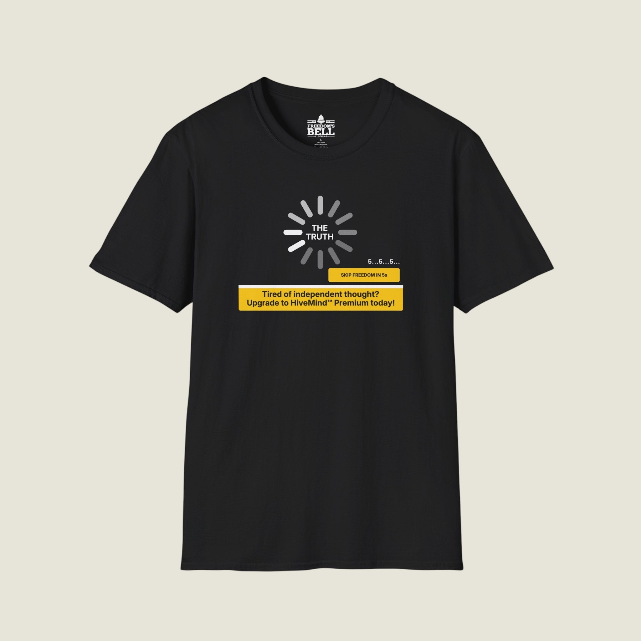Upgrade To HiveMind Premium T-Shirt - Skip Freedom Independent Thought