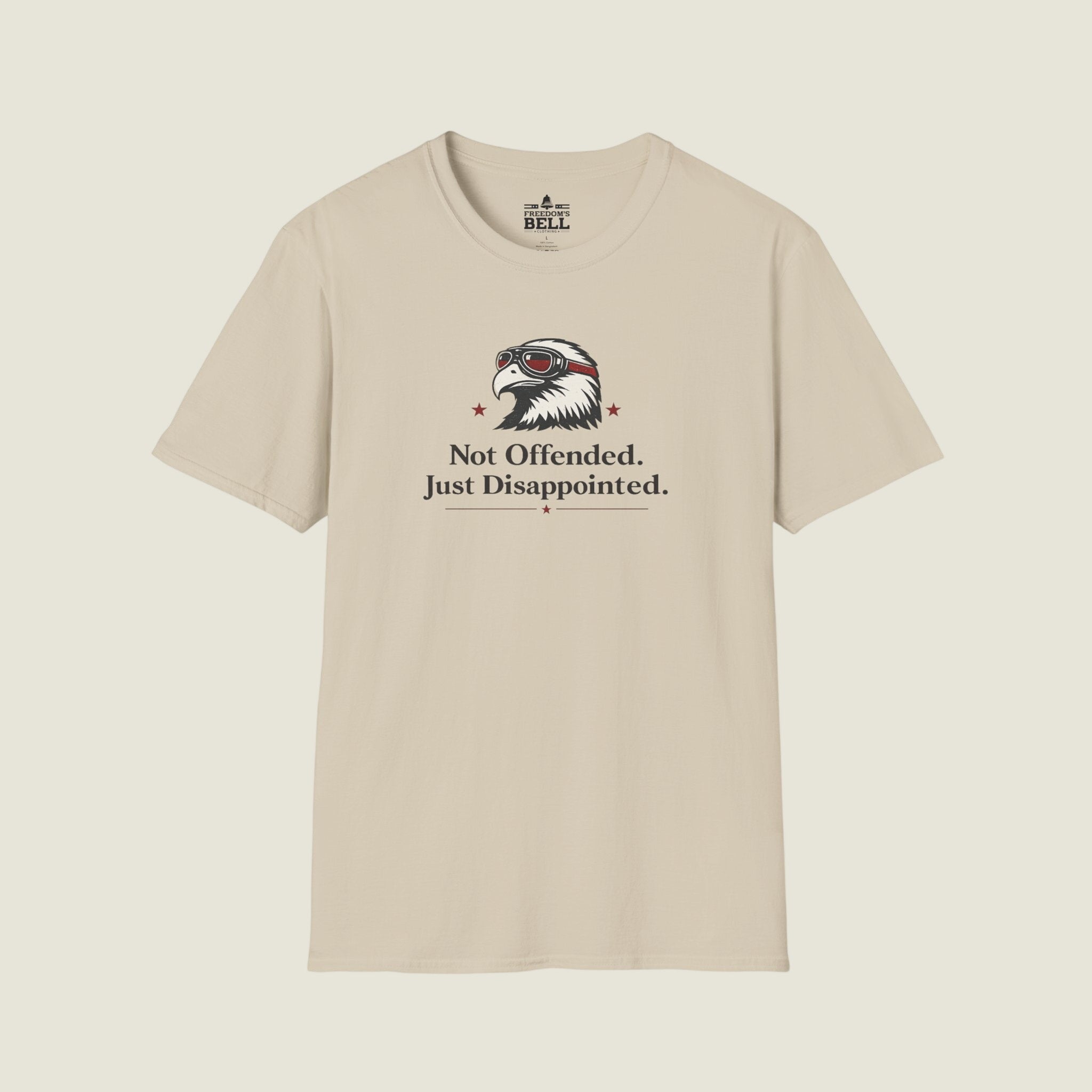 Not Offended Just Disappointed - Eagle Aviator Sunglasses T-Shirt