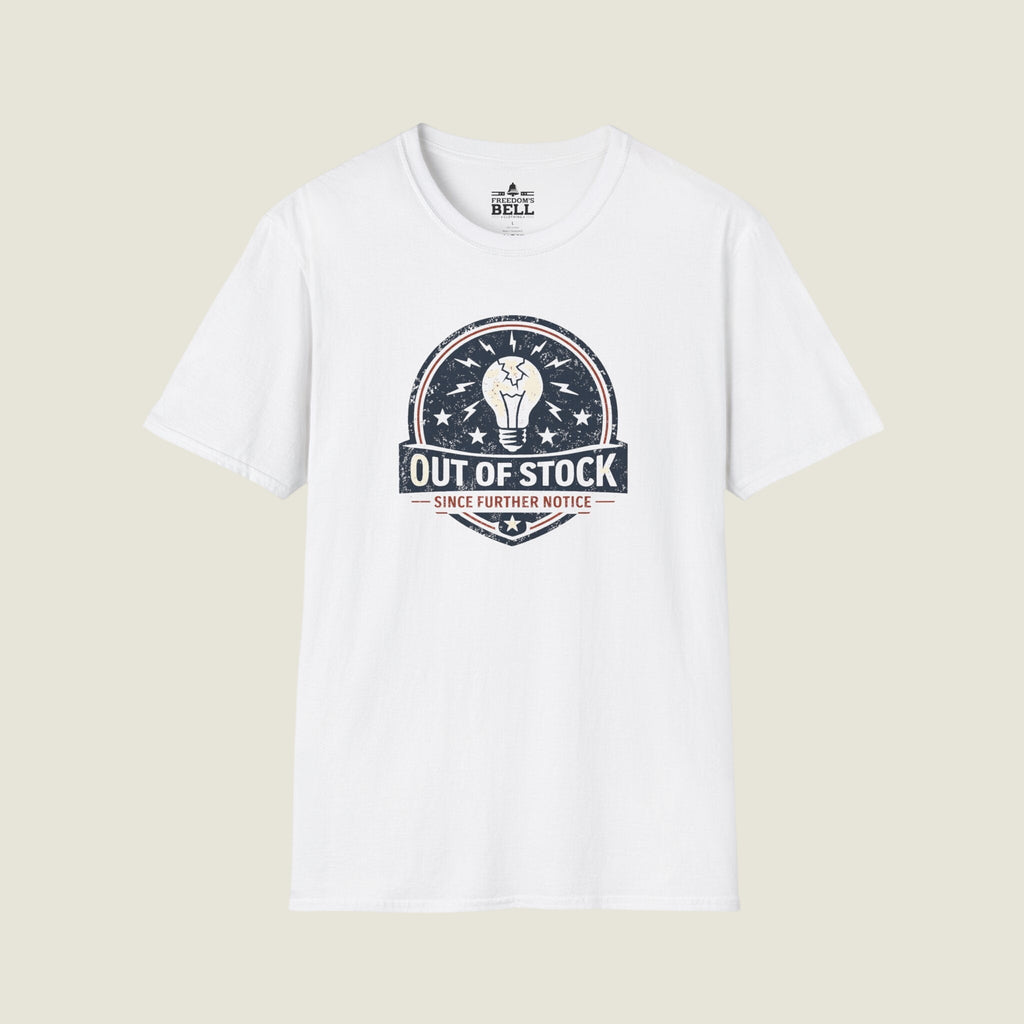 Common Sense Out Of Stock - Since Further Notice Badge T-Shirt