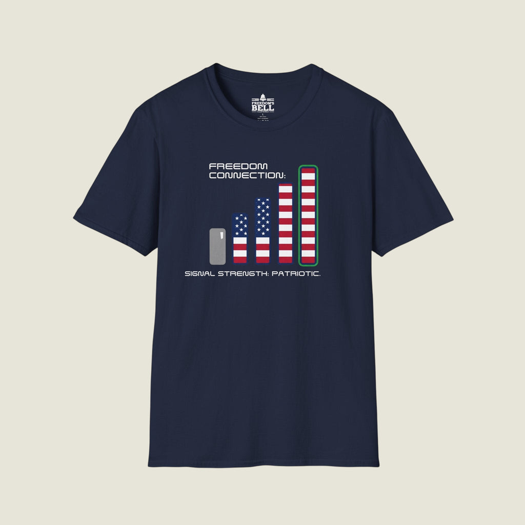 Freedom Connection Signal Strength - Constitutional Patriot T-Shirt