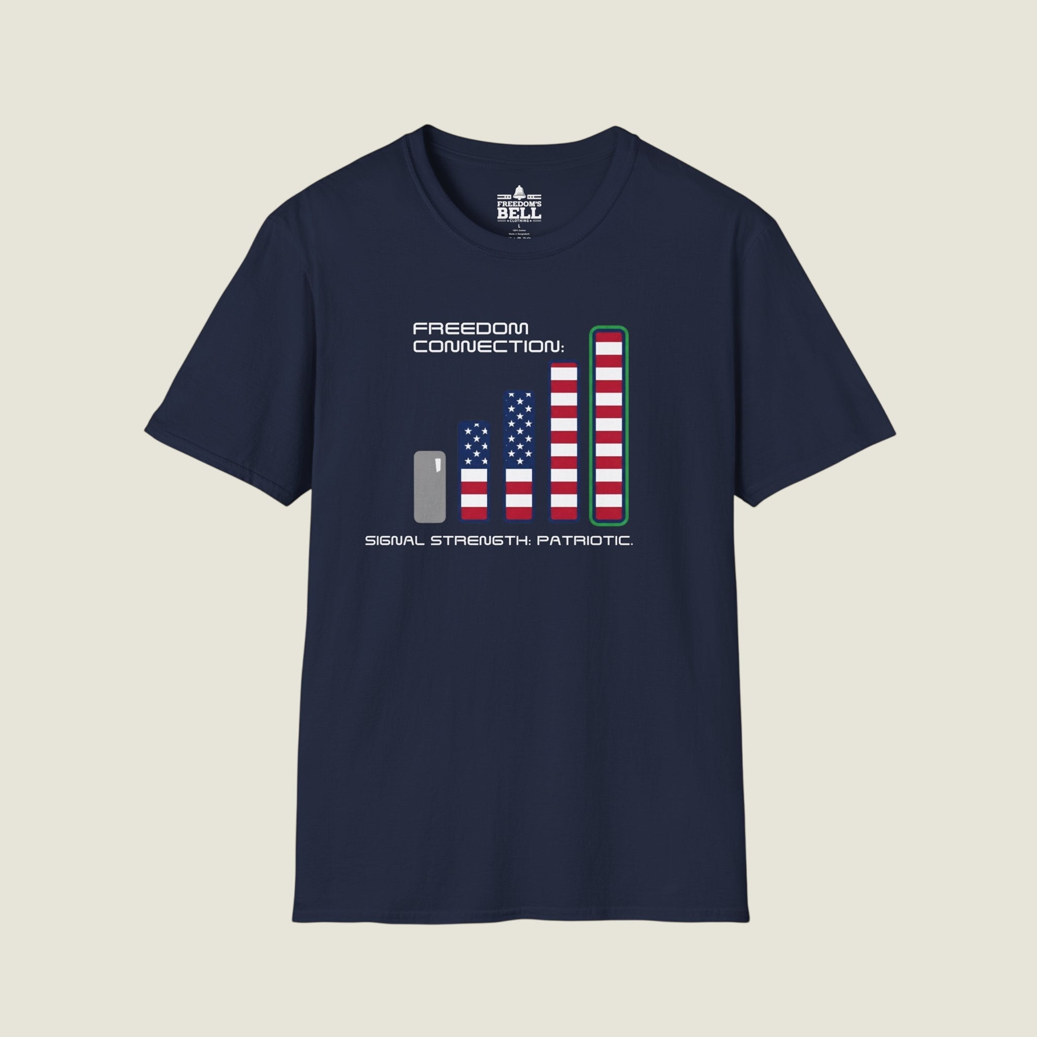 Freedom Connection Signal Strength - Constitutional Patriot T-Shirt