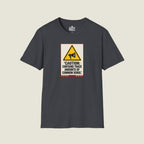 Caution Contains Trace Common Sense - Warning Label Humor T-Shirt