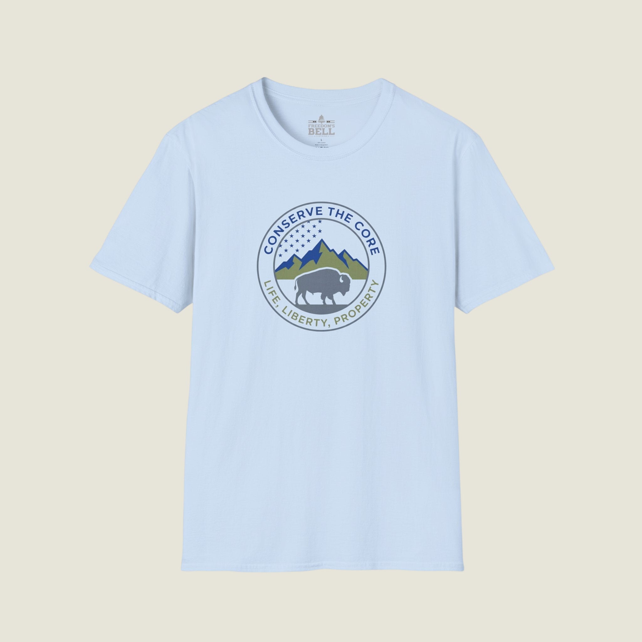 Conserve the Core – Life Liberty Property Patriot T-Shirt
