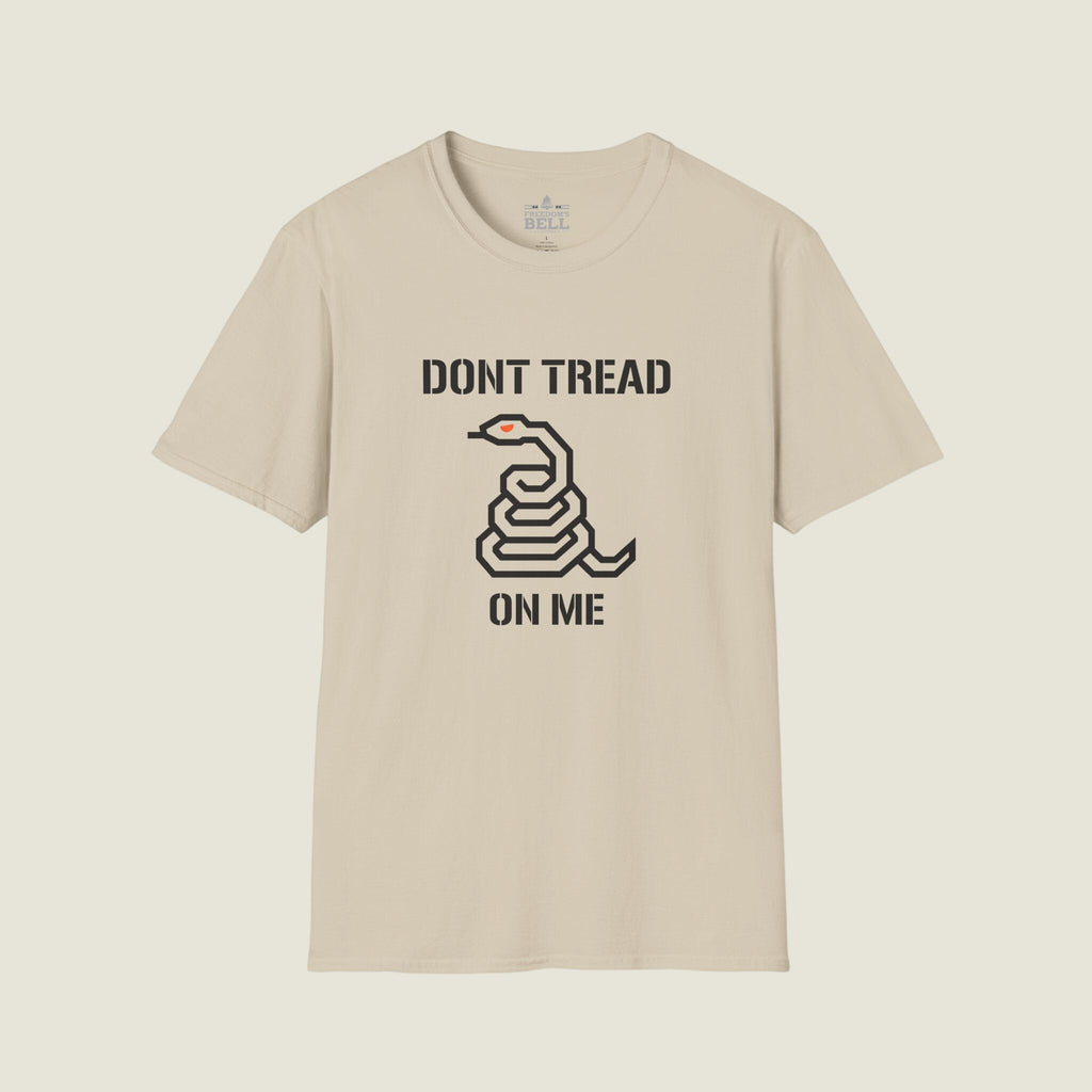 Don't Tread On Me Modern T-Shirt - Geometric Gadsden