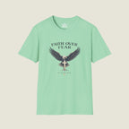 Faith Over Fear T-Shirt - Eagle Cross Christian Design