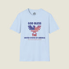 God Bless The USA T-Shirt - Eagle Flag Greatest Country