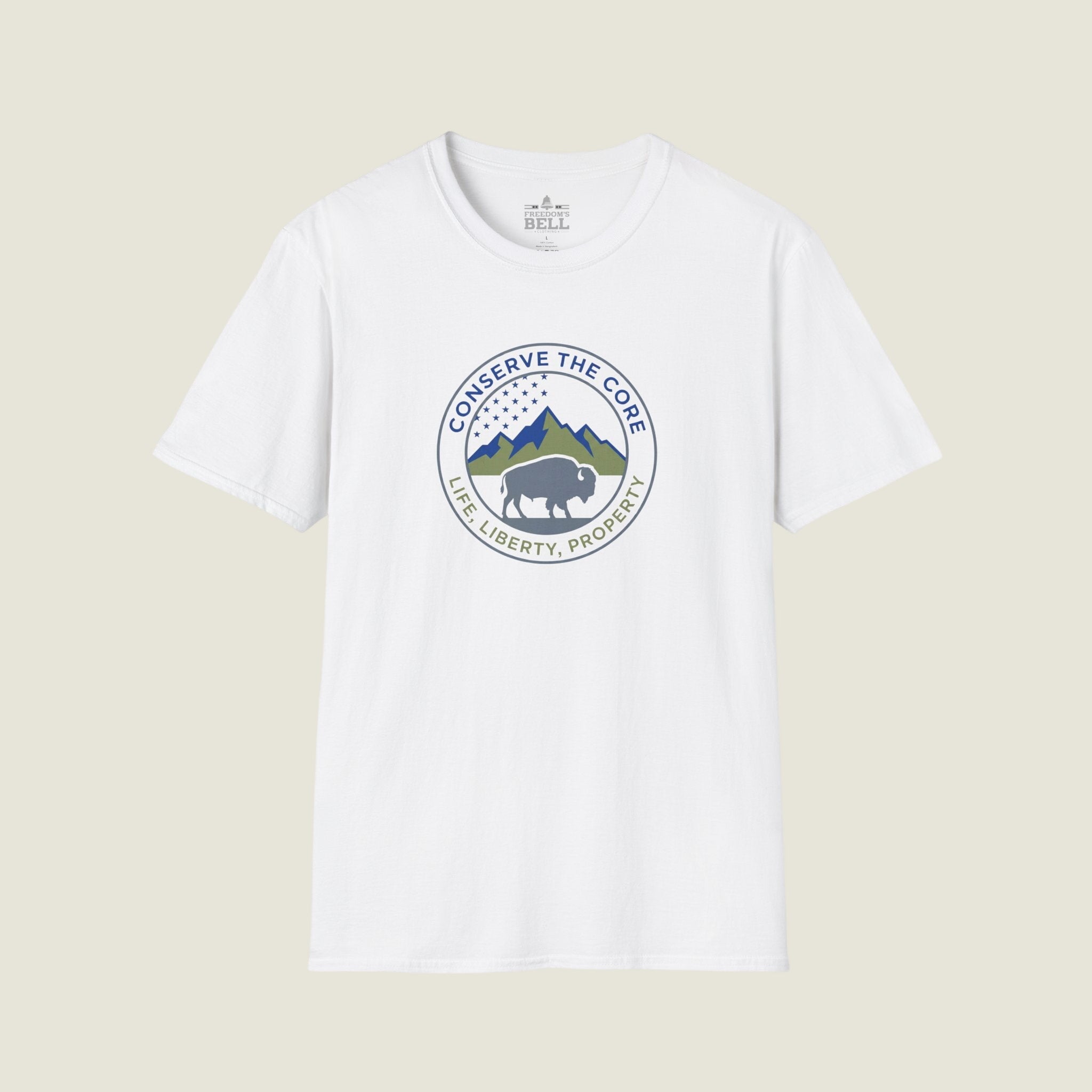 Conserve the Core – Life Liberty Property Patriot T-Shirt