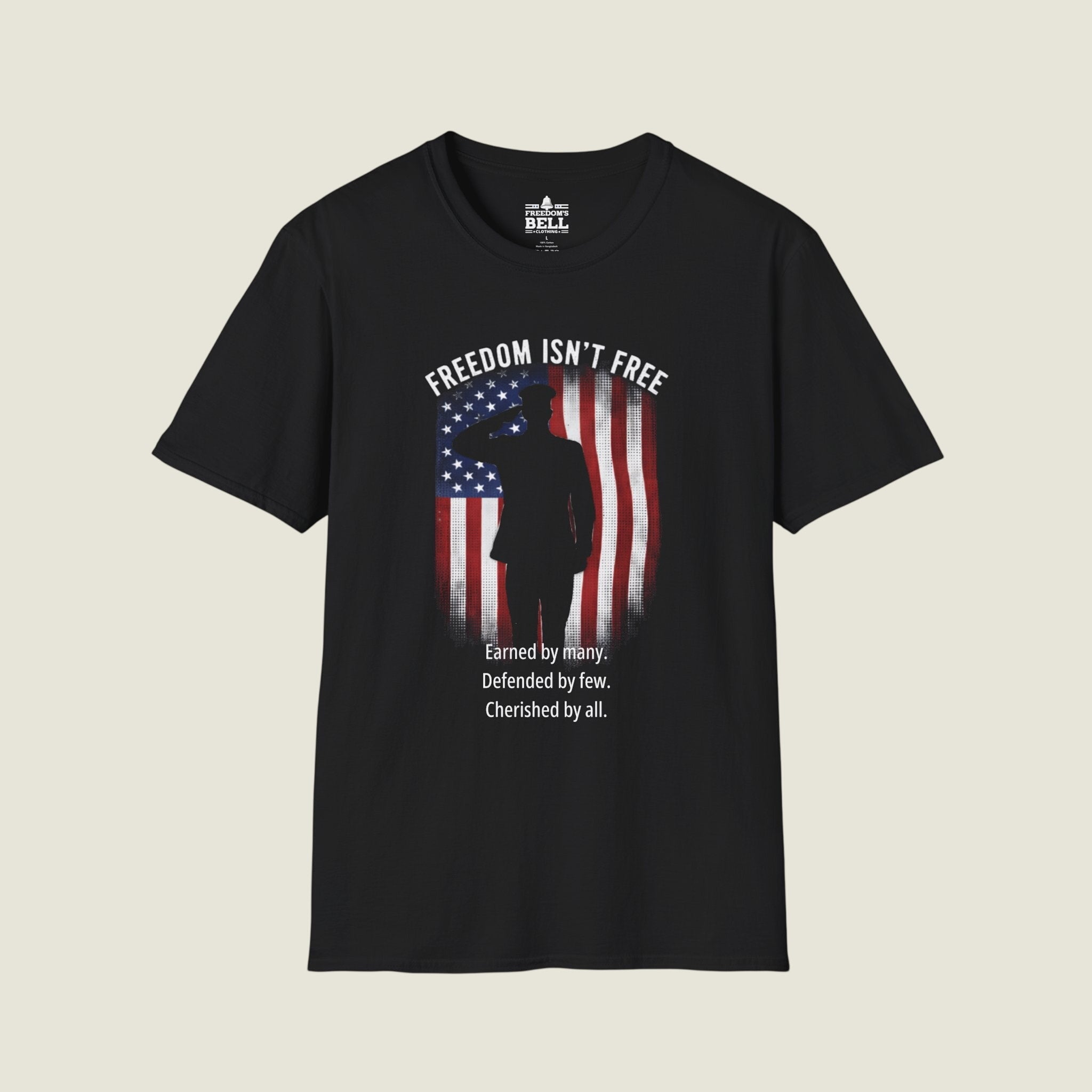 Freedom Isn't Free T-Shirt - Military Sacrifice Tribute org