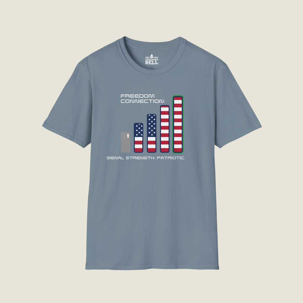 Freedom Connection Signal Strength - Constitutional Patriot T-Shirt