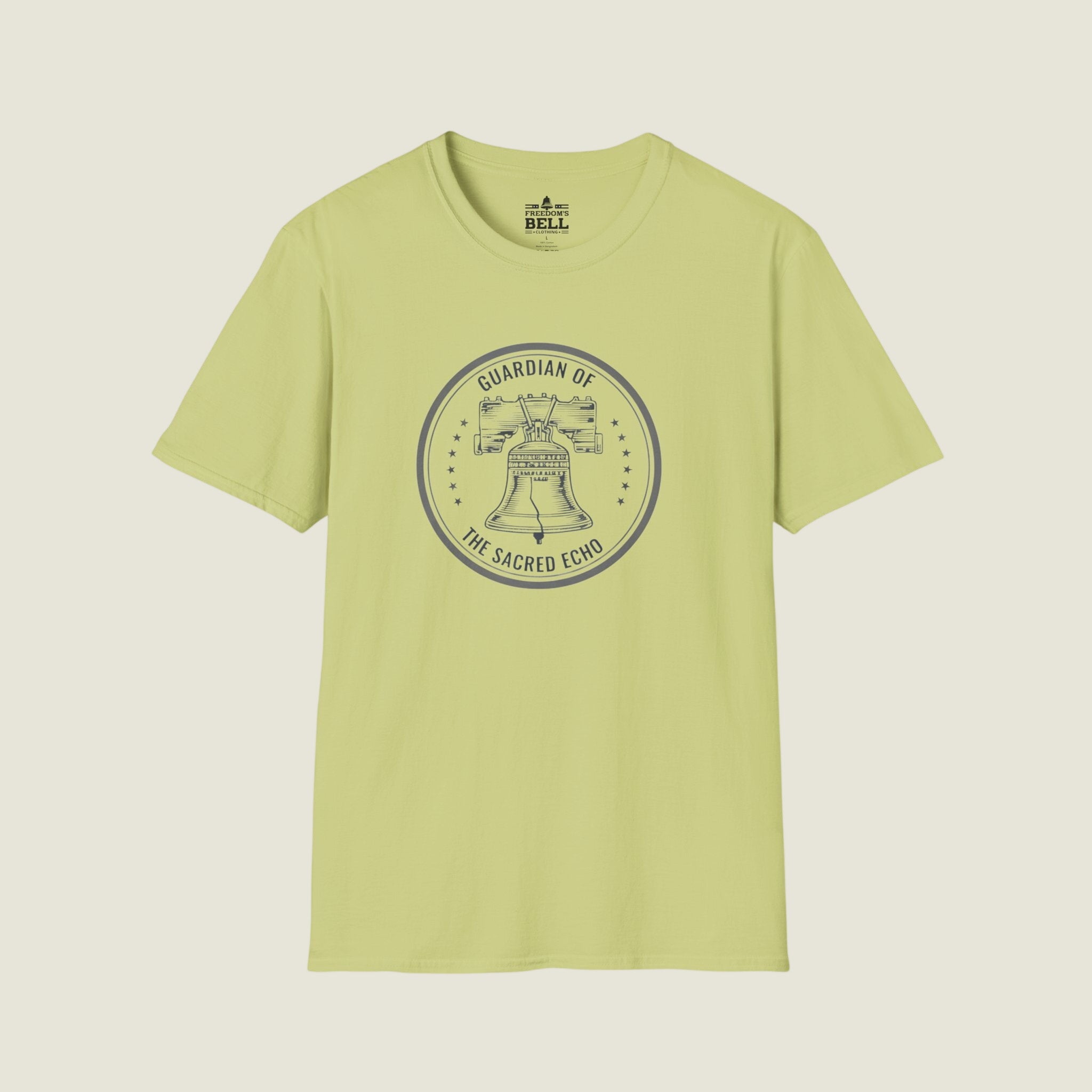 Guardian of the Sacred Echo – Liberty Bell Patriotic T-Shirt