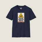 Caution Contains Trace Common Sense - Warning Label Humor T-Shirt