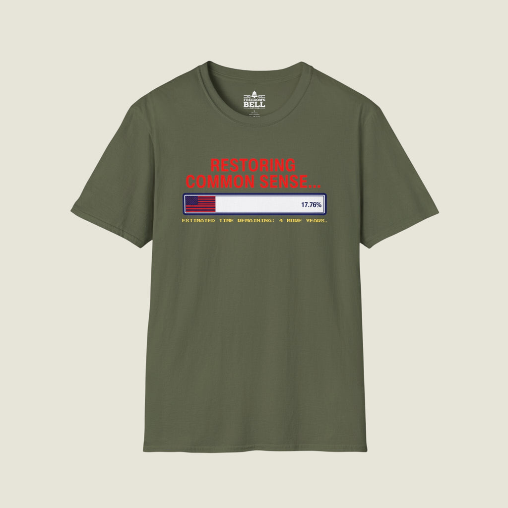 Restoring Common Sense 17.76% - 4 More Years Estimated T-Shirt