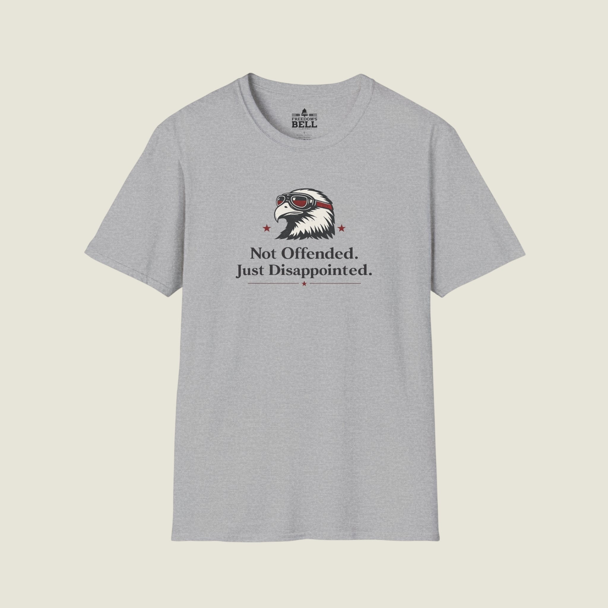 Not Offended Just Disappointed - Eagle Aviator Sunglasses T-Shirt