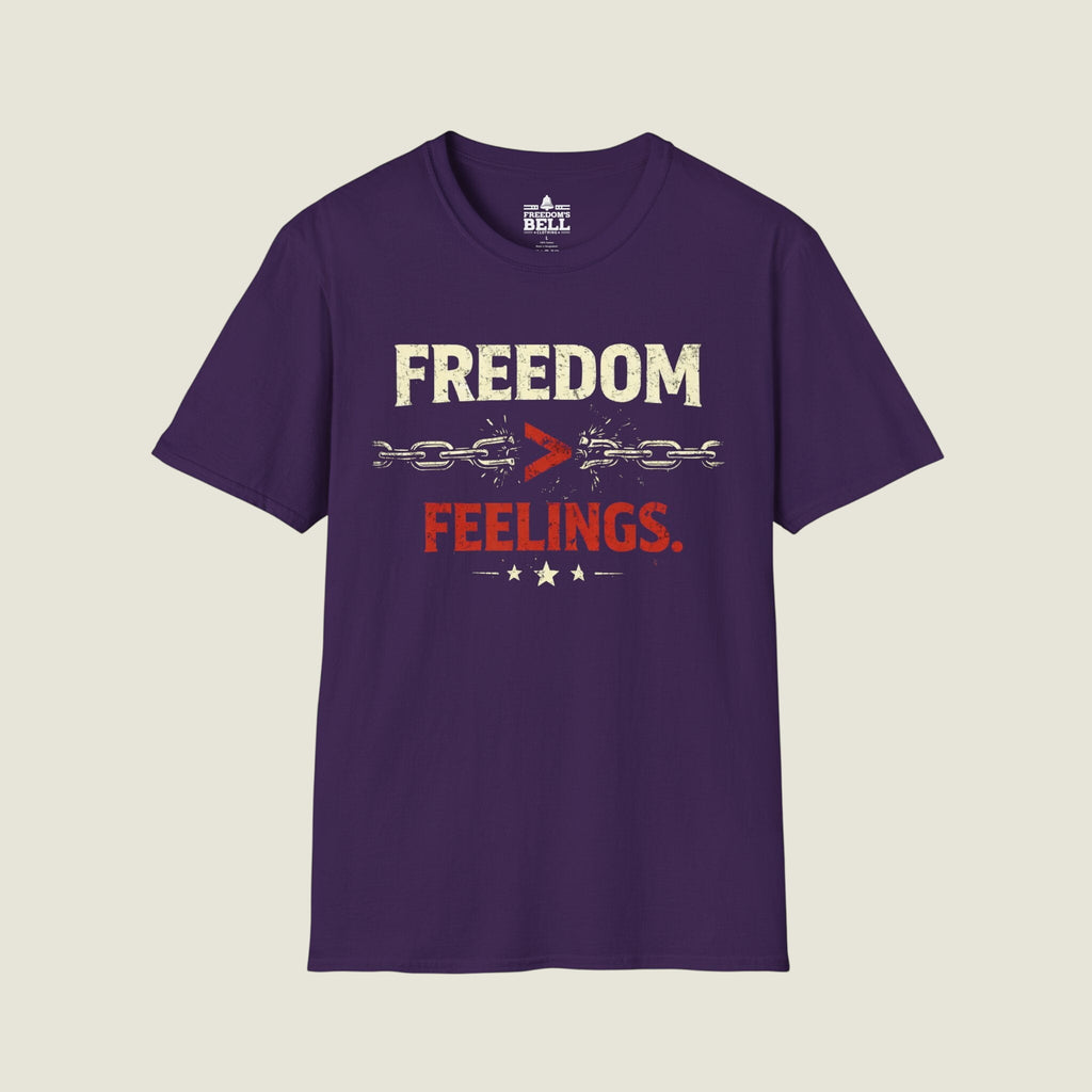 Freedom Over Feelings T-Shirt - Truth Over Emotion org