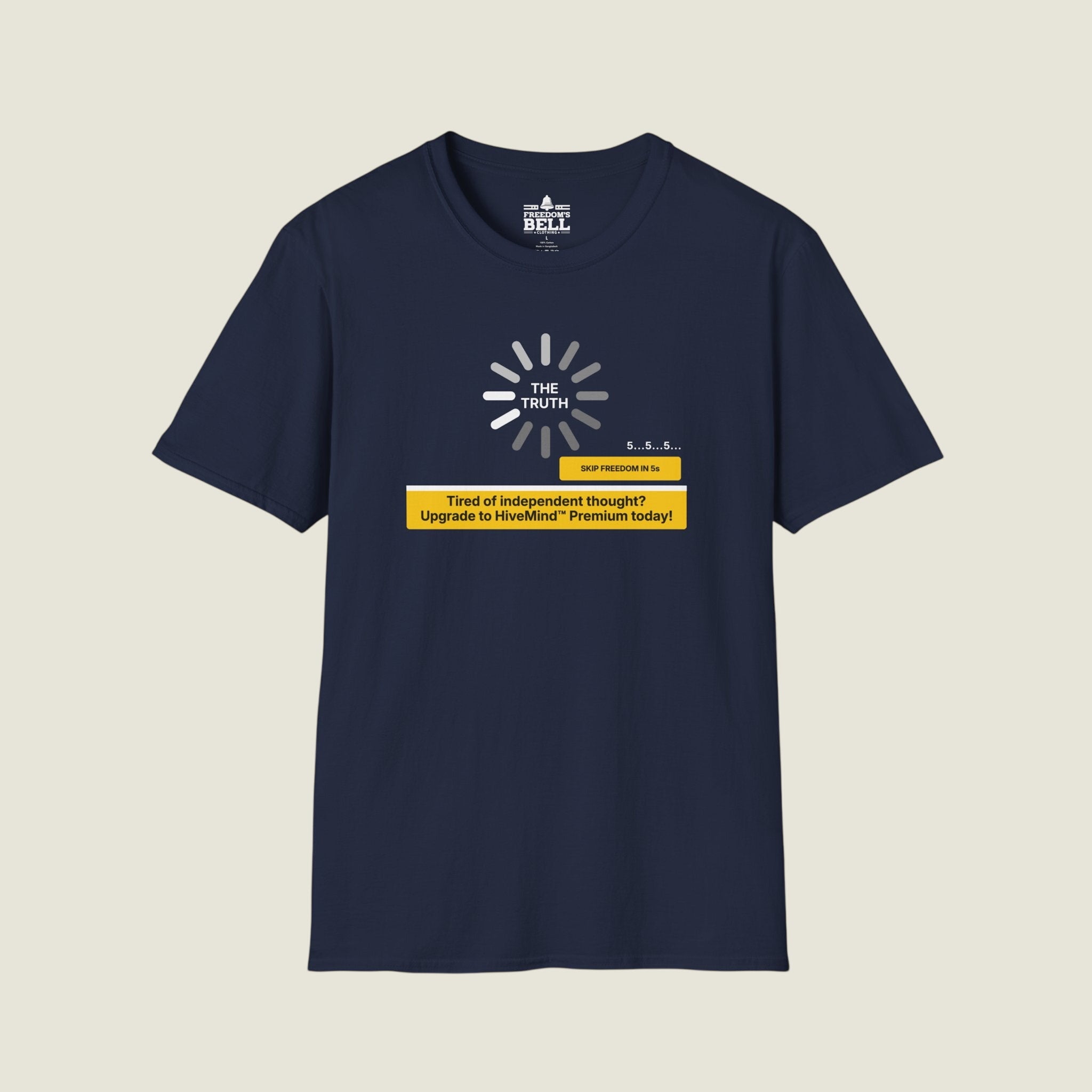 Upgrade To HiveMind Premium T-Shirt - Skip Freedom Independent Thought