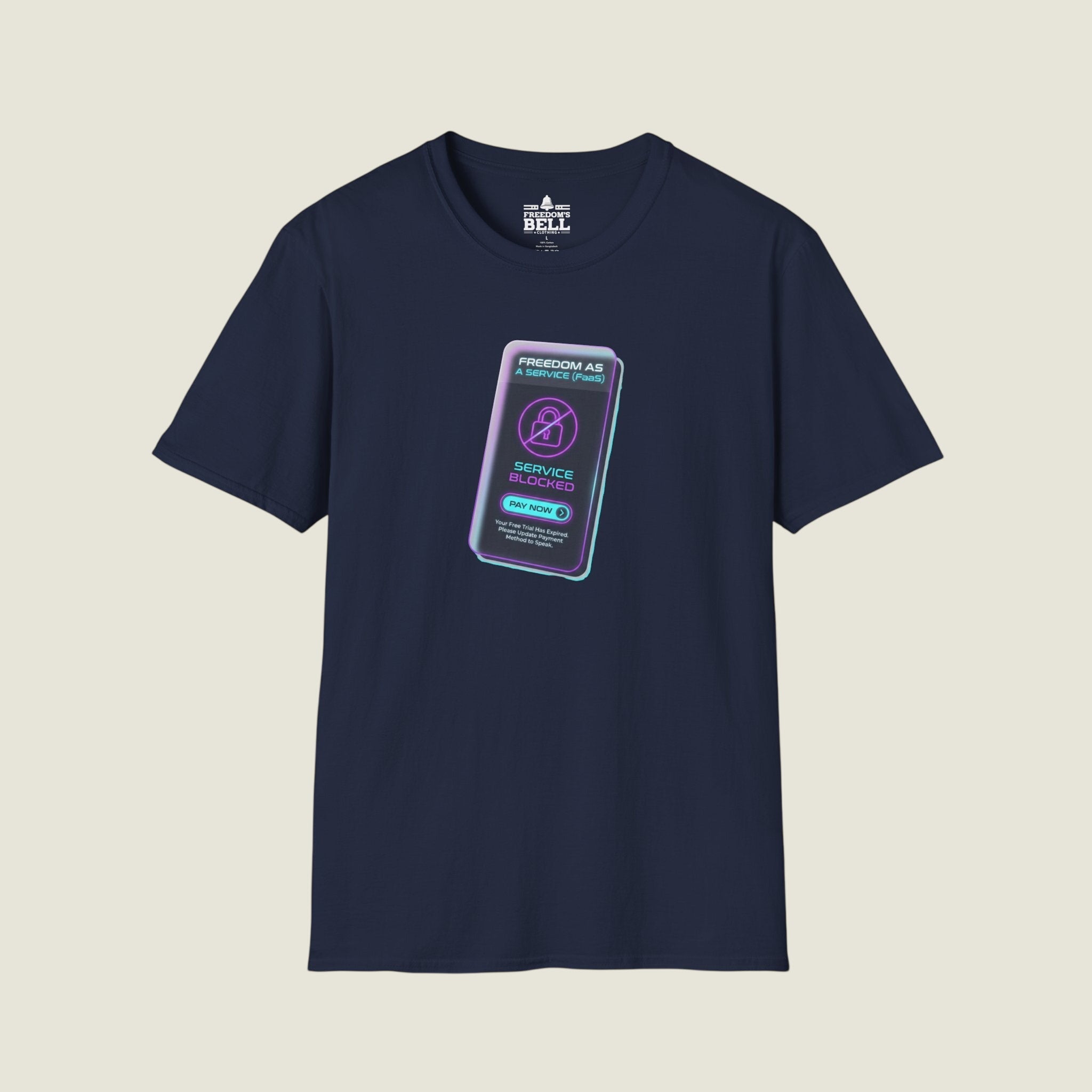 Freedom As A Service FaaS - Service Blocked Pay To Speak T-Shirt