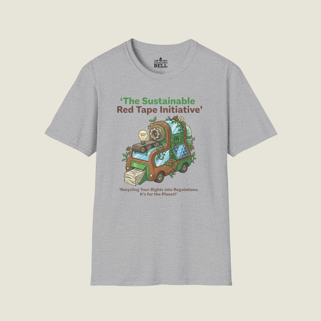 Sustainable Red Tape Initiative - Recycling Rights Humor T-Shirt