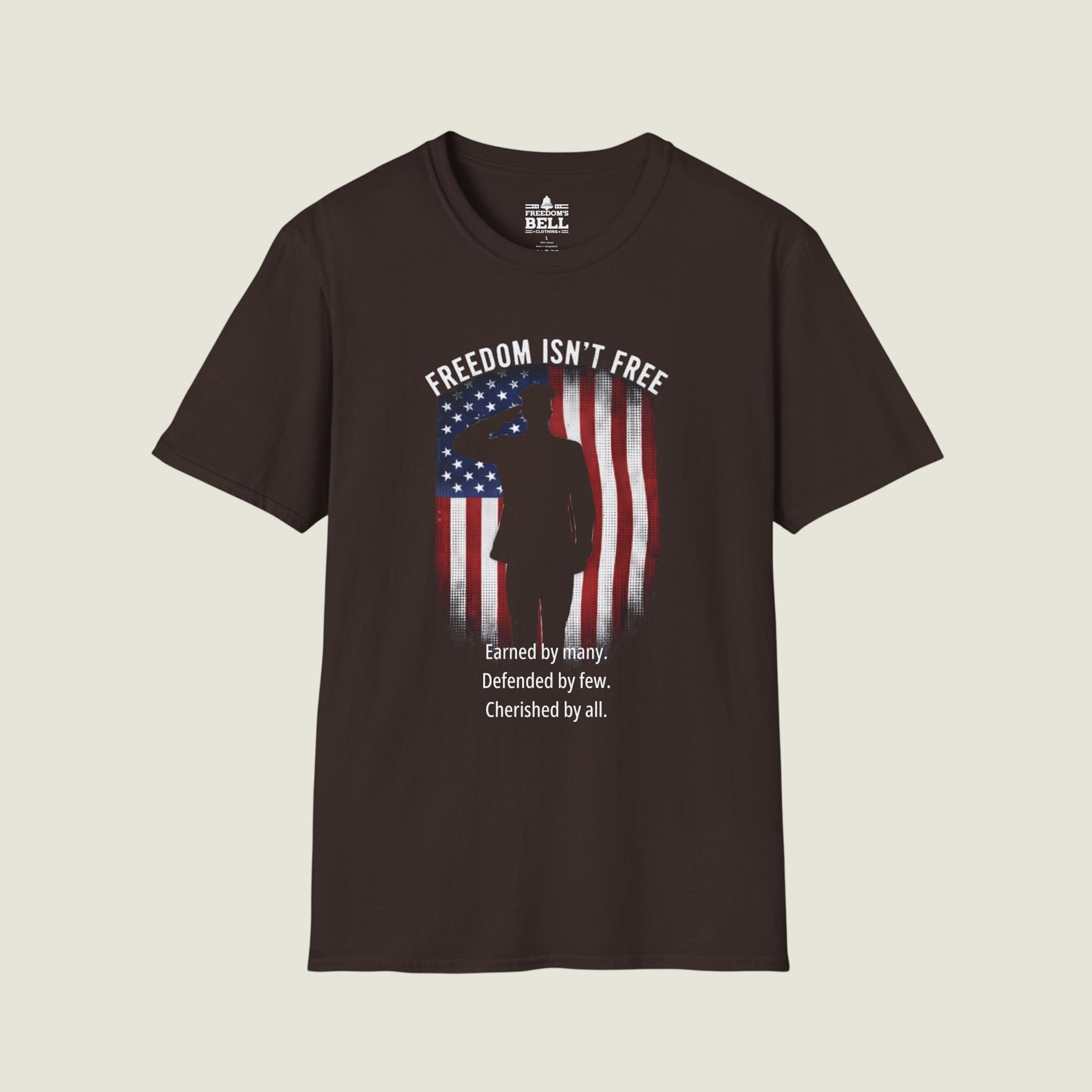 Freedom Isn't Free T-Shirt - Military Sacrifice Tribute org