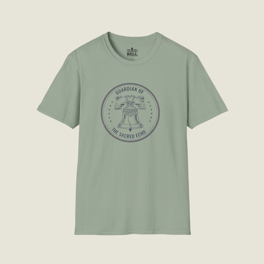 Guardian of the Sacred Echo – Liberty Bell Patriotic T-Shirt