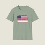 Love Country 100% Tolerance Stupidity 0% - HUMOROUS T-Shirt