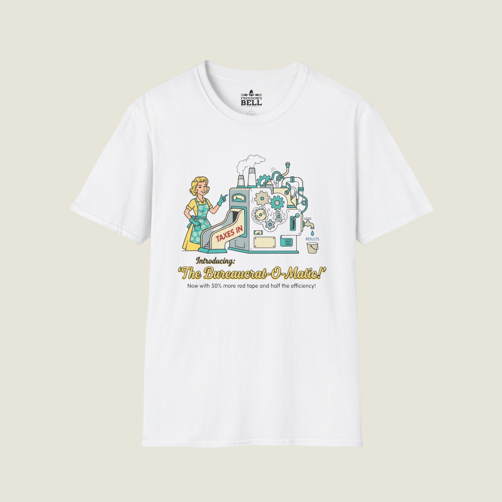 The Bureaucrat-O-Matic - 50% More Red Tape Half Efficiency T-Shirt