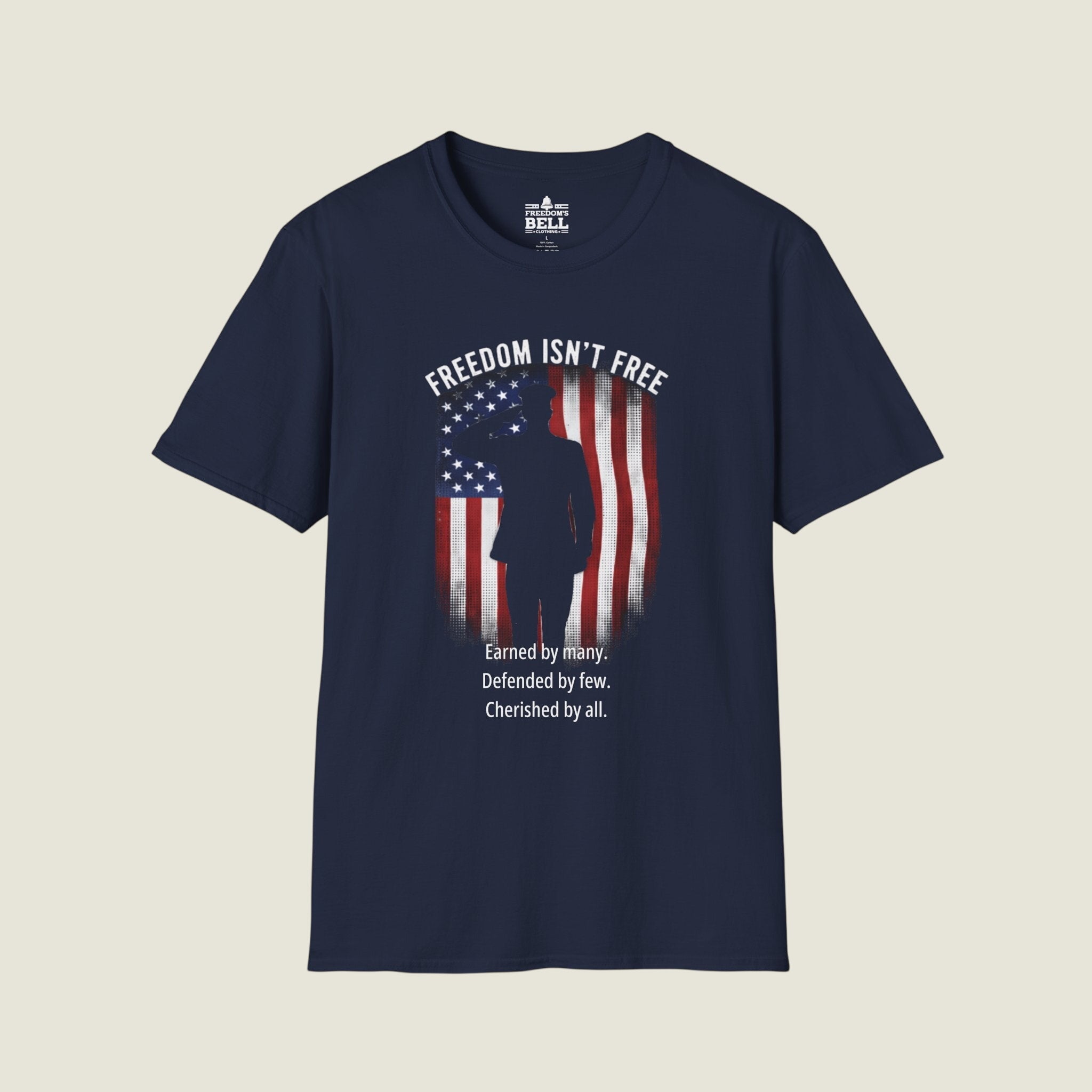Freedom Isn't Free T-Shirt - Military Sacrifice Tribute org