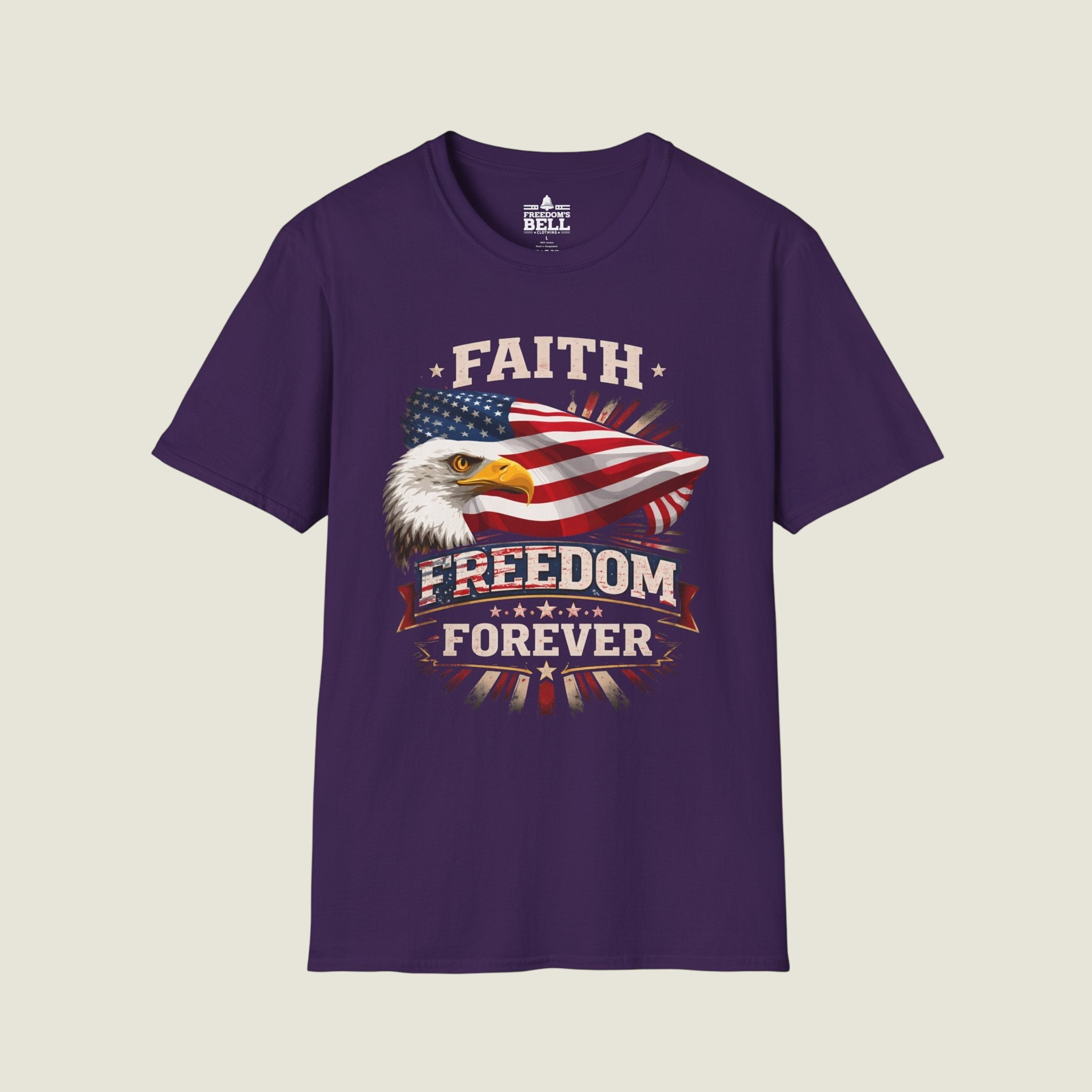 Faith Freedom Forever T-Shirt – Classic Eagle