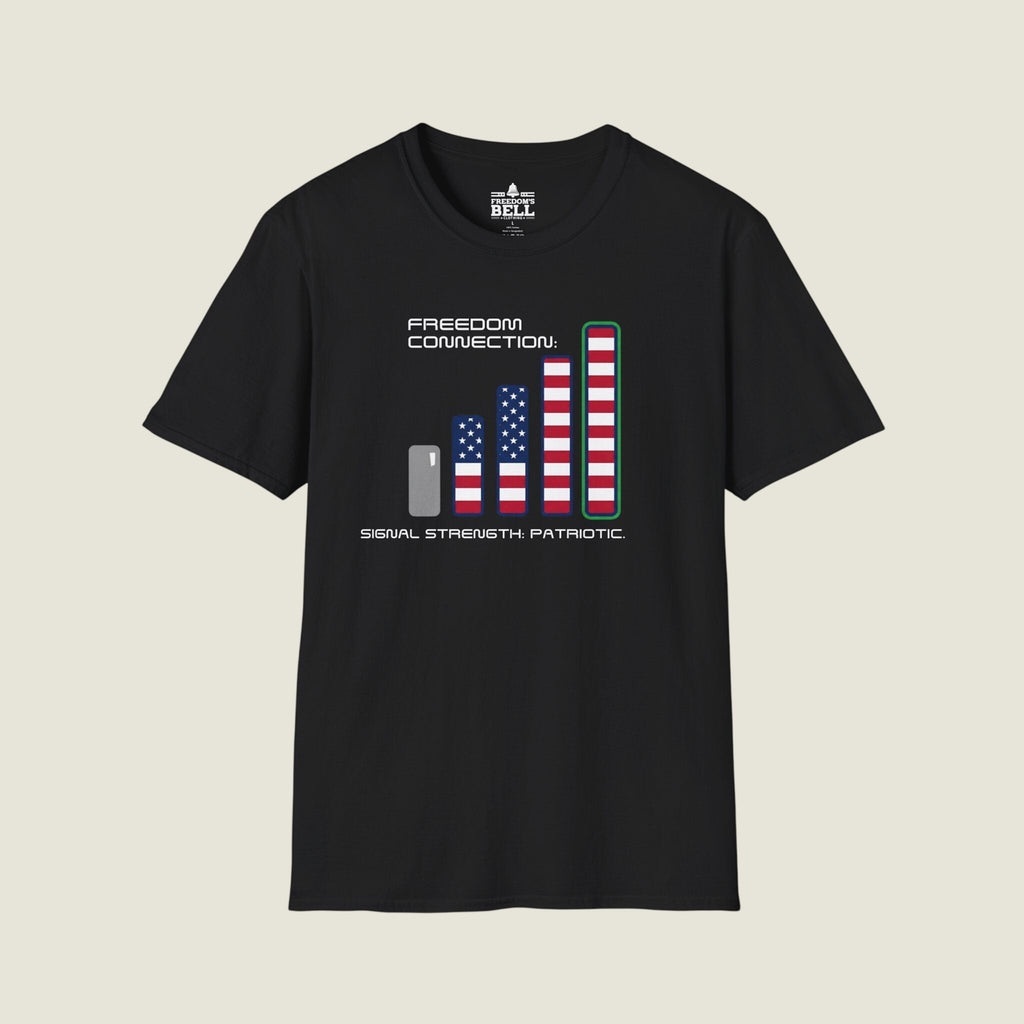 Freedom Connection Signal Strength - Constitutional Patriot T-Shirt