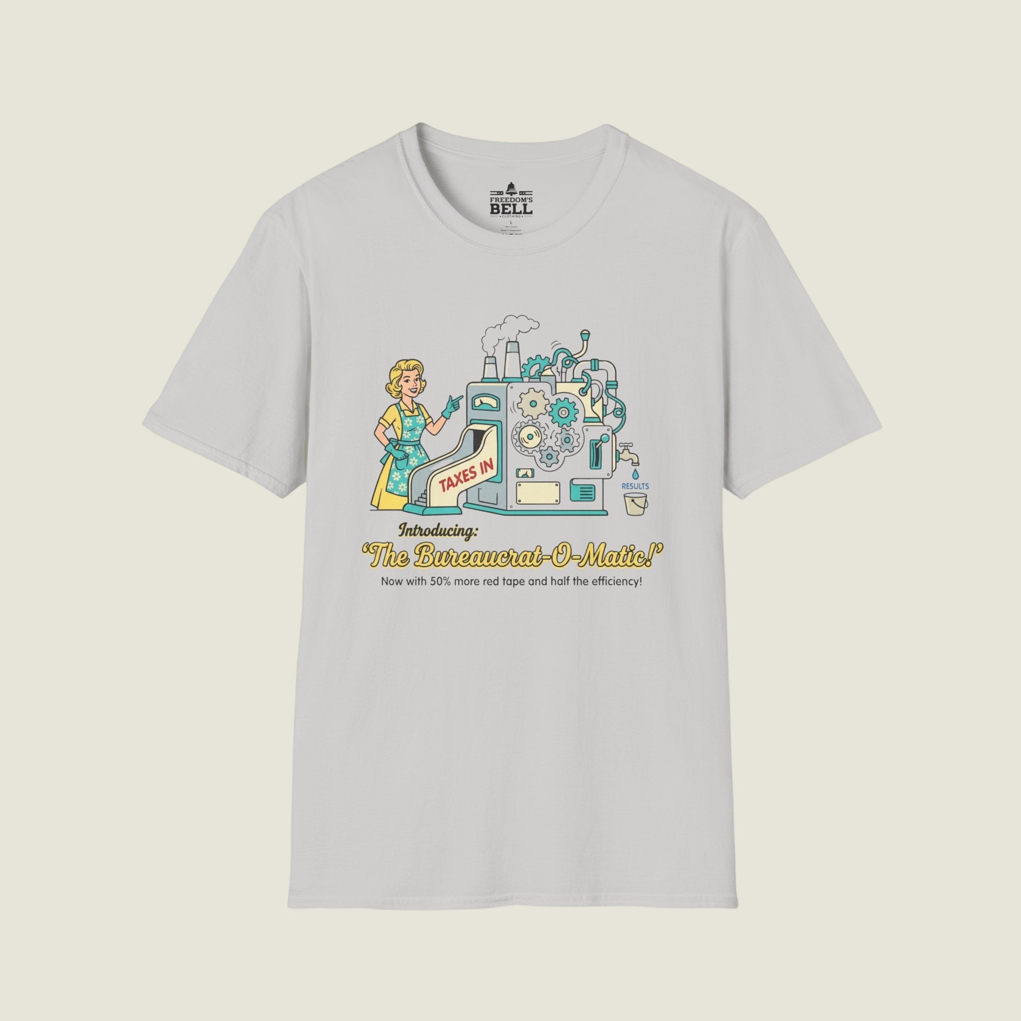 The Bureaucrat-O-Matic - 50% More Red Tape Half Efficiency T-Shirt
