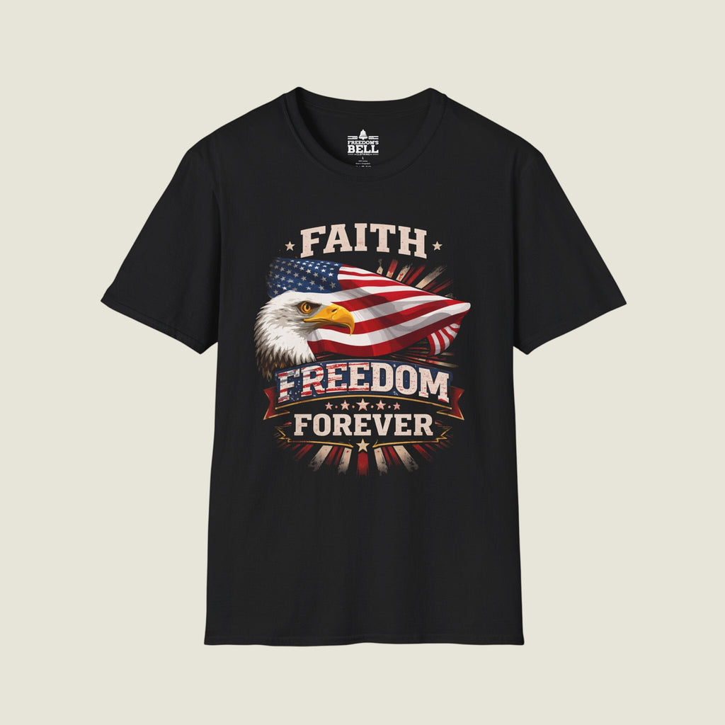 Faith Freedom Forever T-Shirt – Classic Eagle