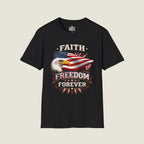 Faith Freedom Forever T-Shirt – Classic Eagle