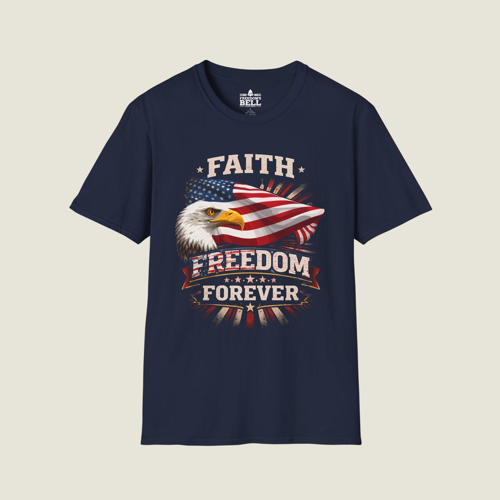 Faith Freedom Forever T-Shirt – Classic Eagle