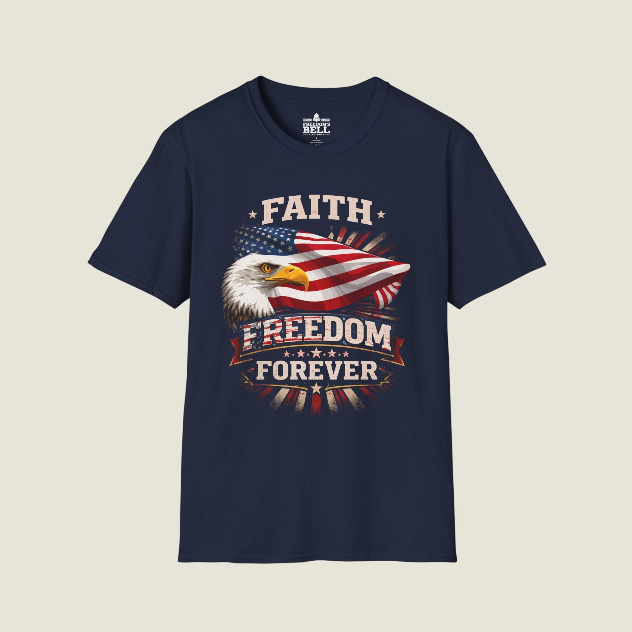 Faith Freedom Forever T-Shirt – Classic Eagle