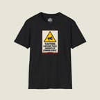 Caution Contains Trace Common Sense - Warning Label Humor T-Shirt