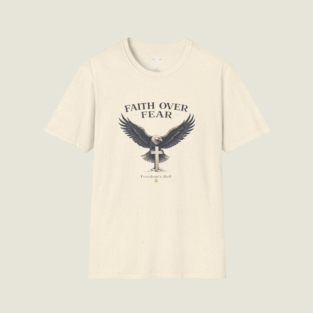 Faith Over Fear T-Shirt - Eagle Cross Christian Design